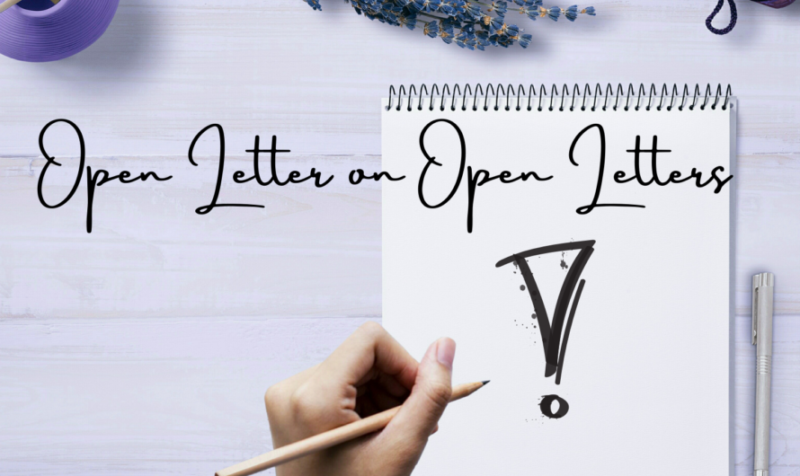 Open Letter on Open Letters
